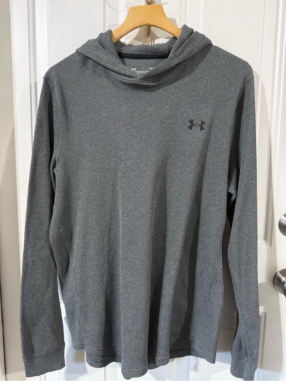 Under Armour Men’s Gray Hooded Crewneck Sweater